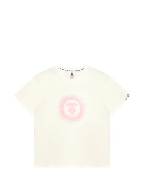 AAPE BY *A BATHING APE® t-shirt à logo imprimé