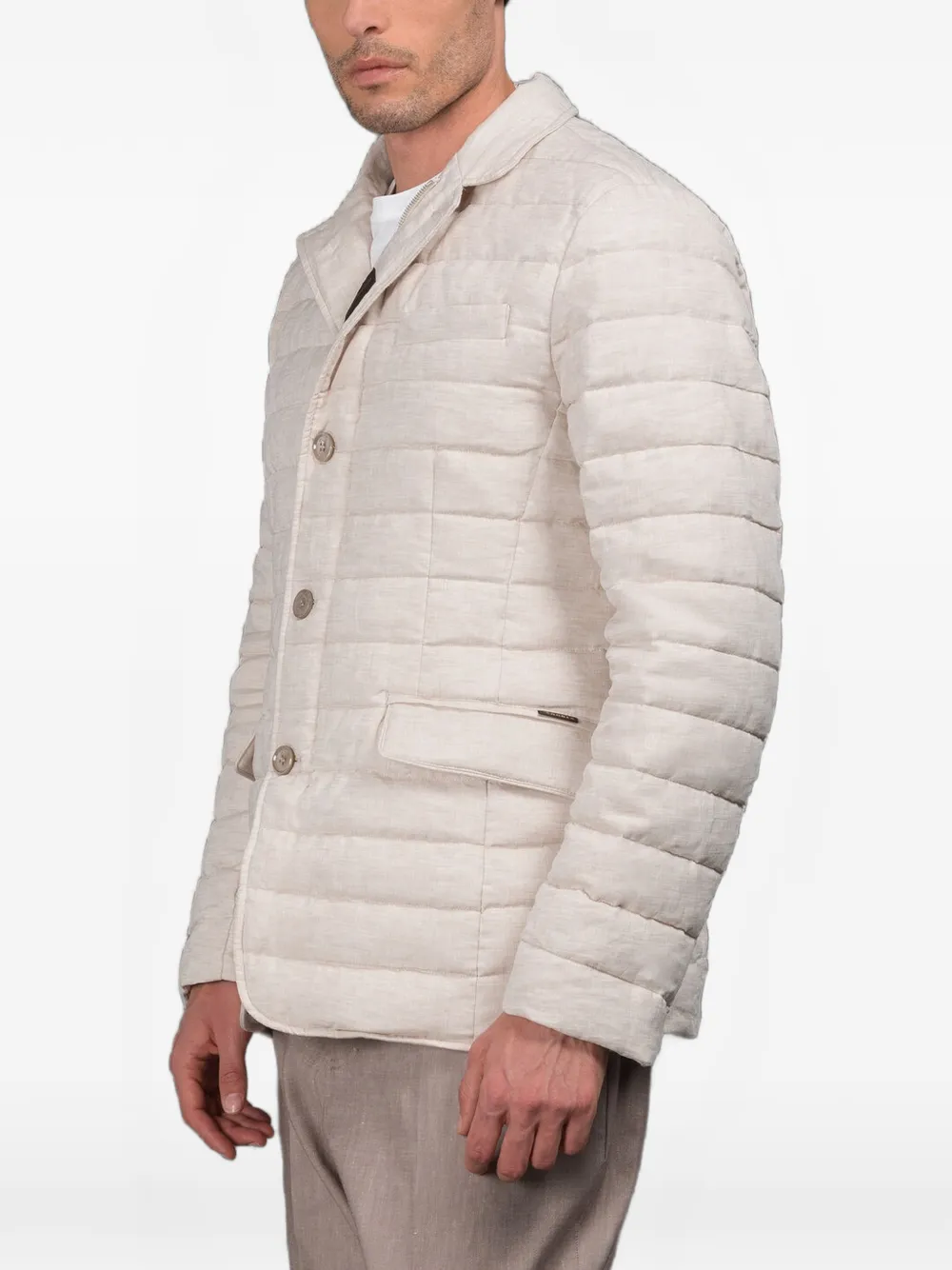 Moorer Zavyer Padded Jacket In White