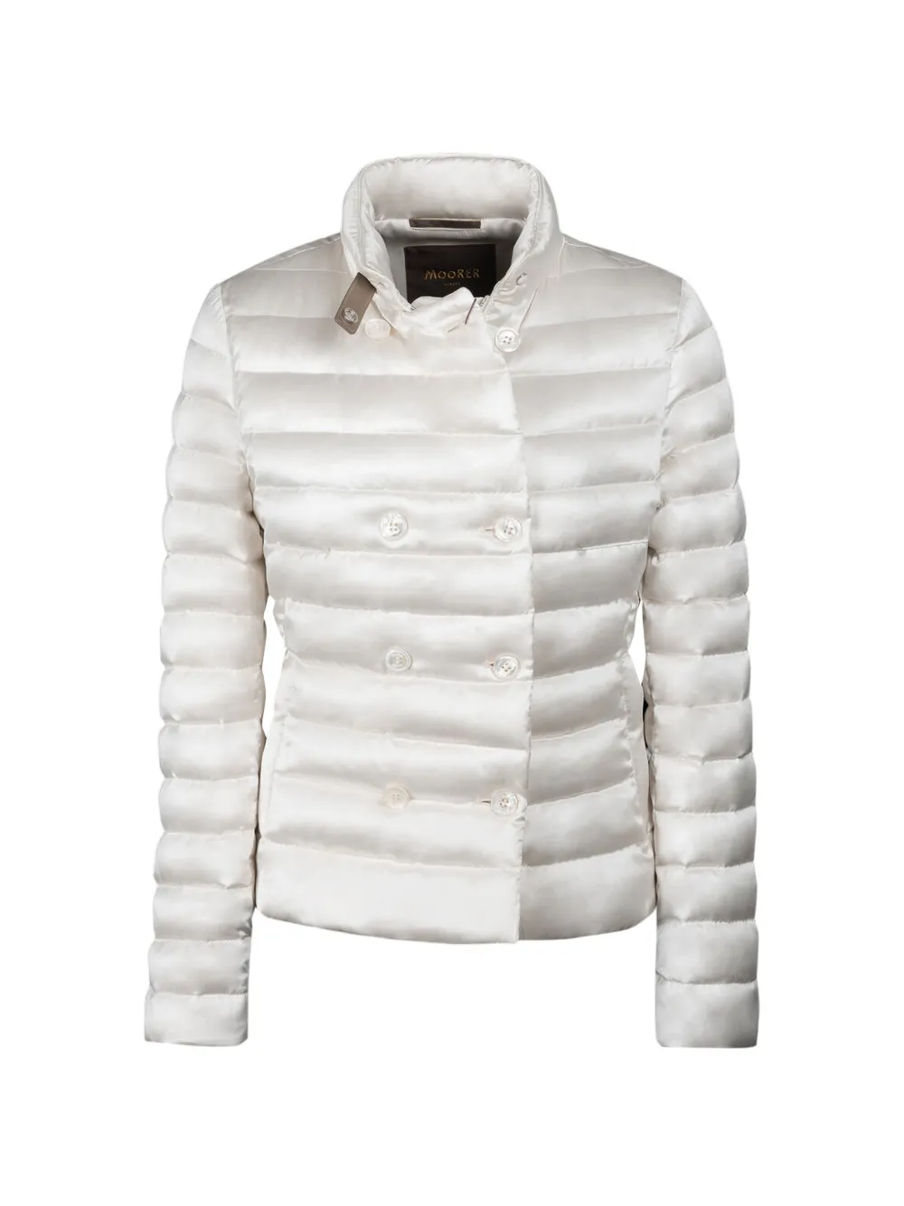Moorer Clement double-breasted puffer jacket - White