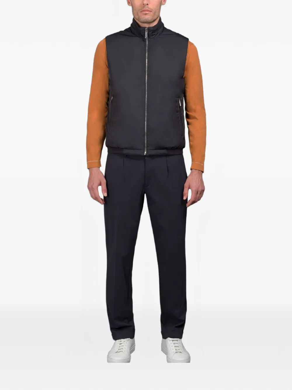  Moorer Chaleco Fioresi Reversible - Azul 