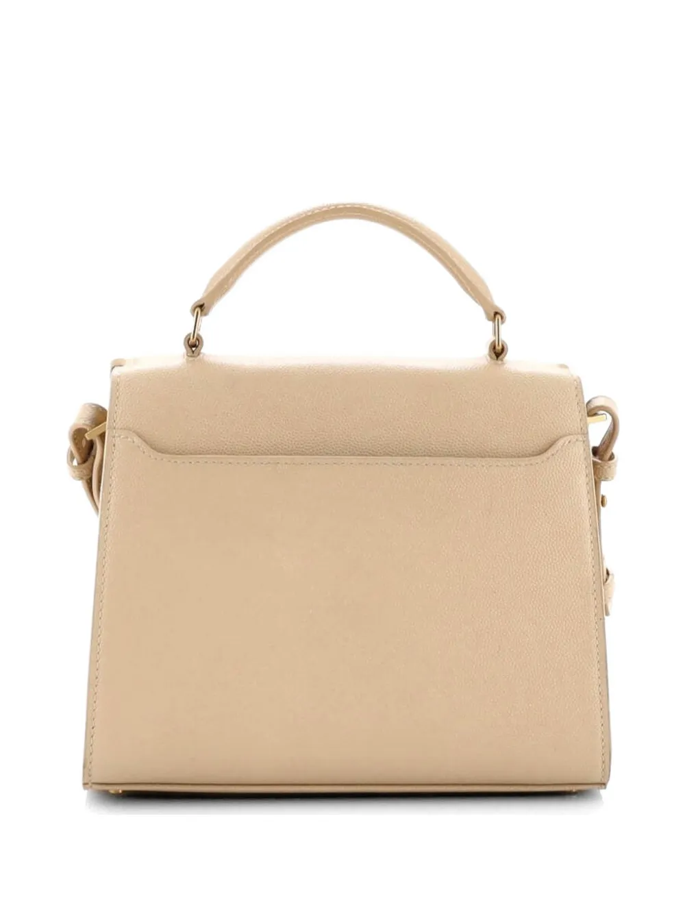  Saint Laurent Pre-owned Bolso De Hombro Cassandra Mini De Piel Con Asa En La Parte Superior - Neutro 