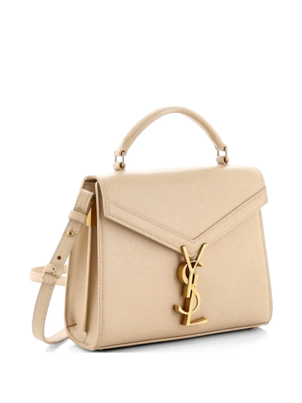  Saint Laurent Pre-owned Bolso De Hombro Cassandra Mini De Piel Con Asa En La Parte Superior - Neutro 