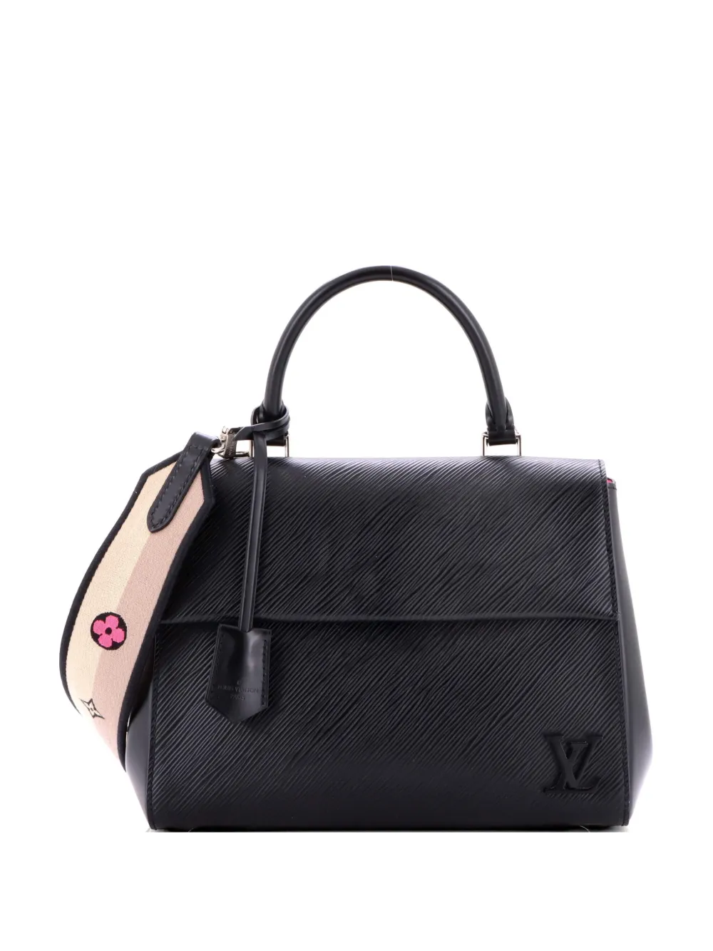 Louis Vuitton Pre-Owned Borsa a mano Cluny mini in pelle Épi con manico - Nero