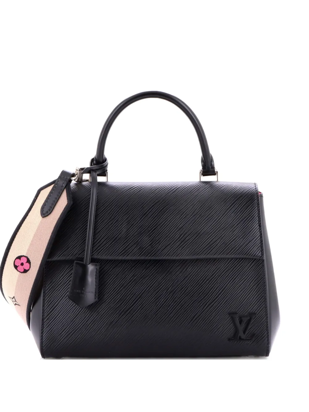 Louis Vuitton Pre-Owned Borsa a mano Cluny mini in pelle Épi con manico - Nero