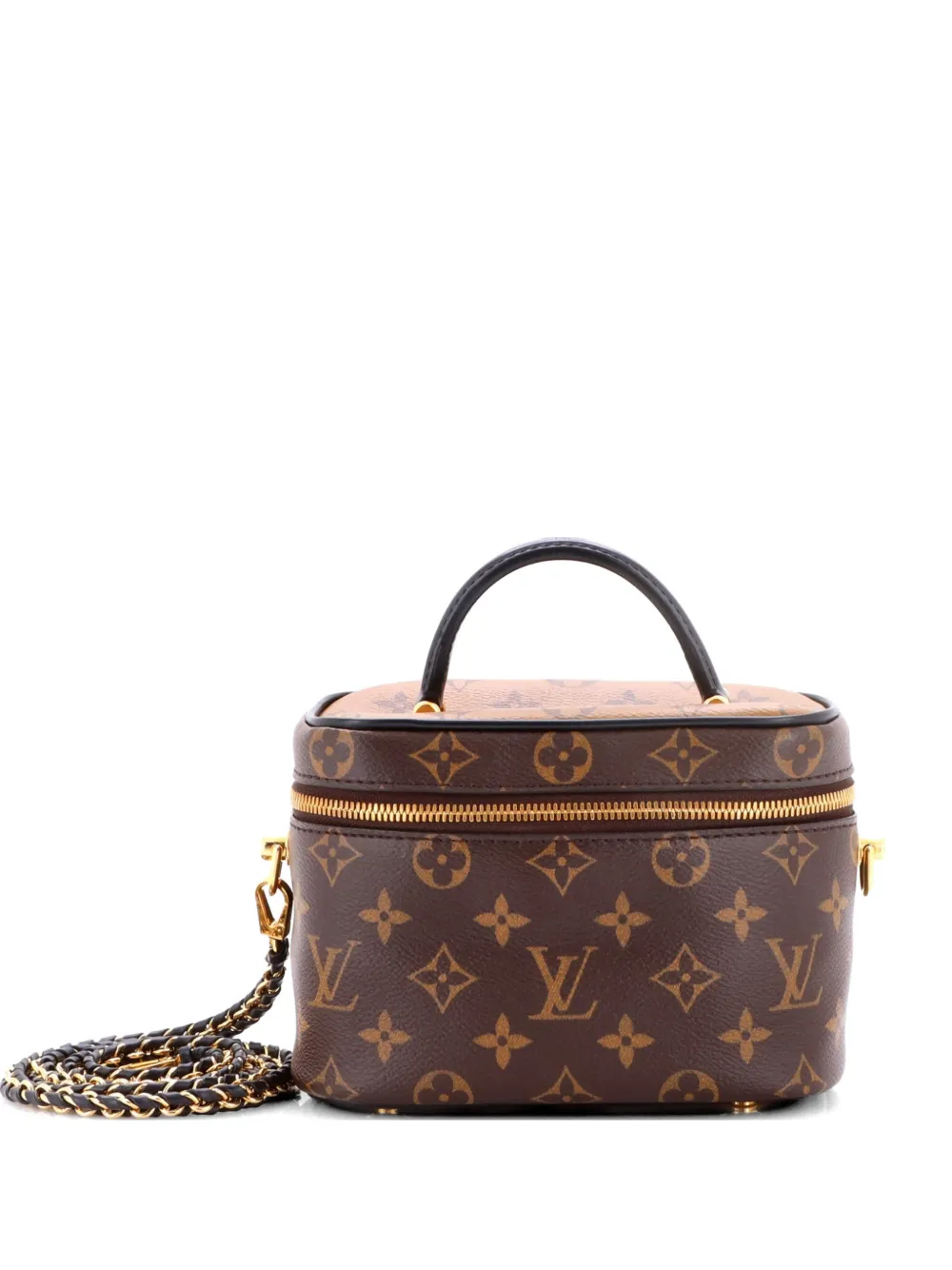 Louis Vuitton Pre-Owned Borsa a tracolla Vanity PM in tela Reverse Monogram - Marrone