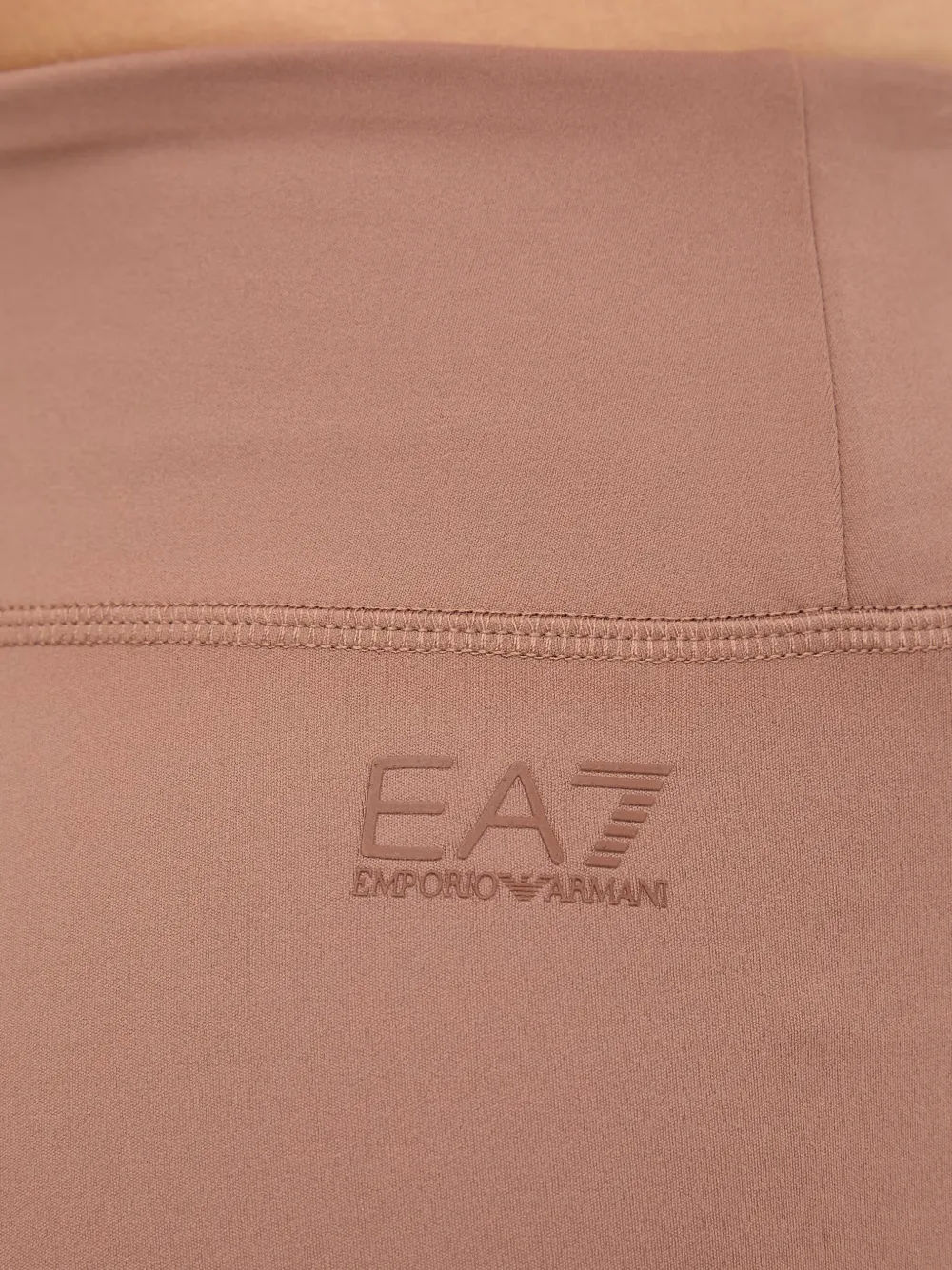 Ea7 Emporio Armani High waist shorts met logoprint Bruin