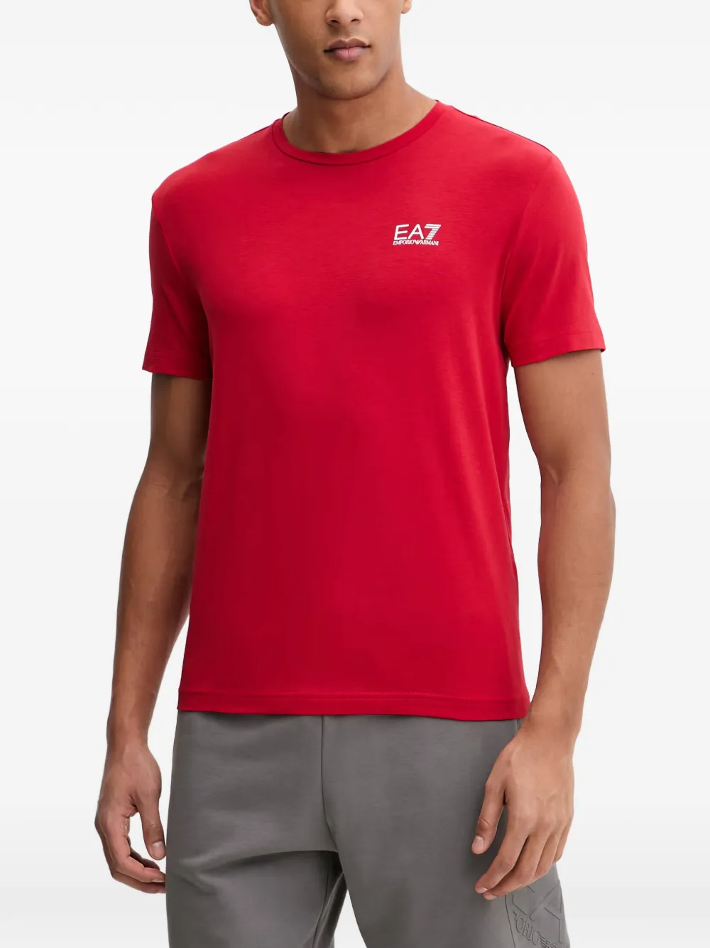 Ea7 Emporio Armani T-shirt con stampa - Rosso