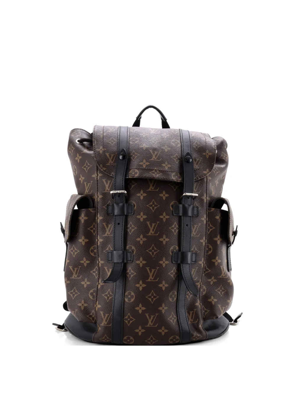 Louis Vuitton Pre-Owned Christopher Macassar Monogram Canvas MM backpack - Brown
