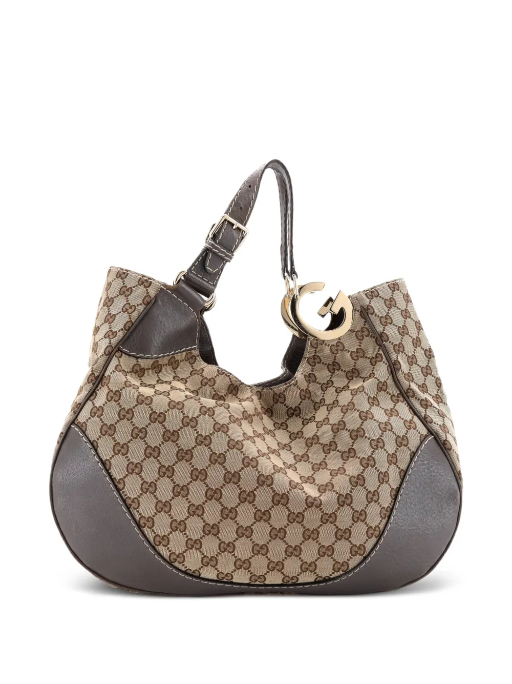 Gucci Pre-Owned Borsa a spalla Charlotte GG - Marrone