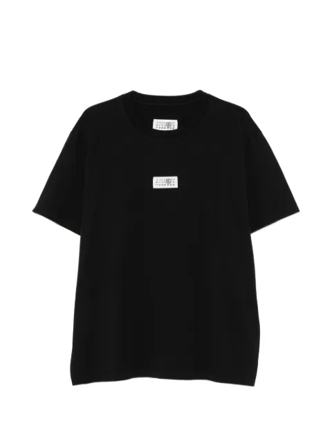 MM6 Maison Margiela logo-patch T-shirt