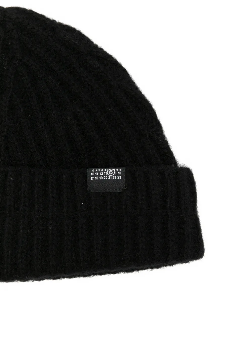 MM6 Maison Margiela Muts met logopatch Zwart