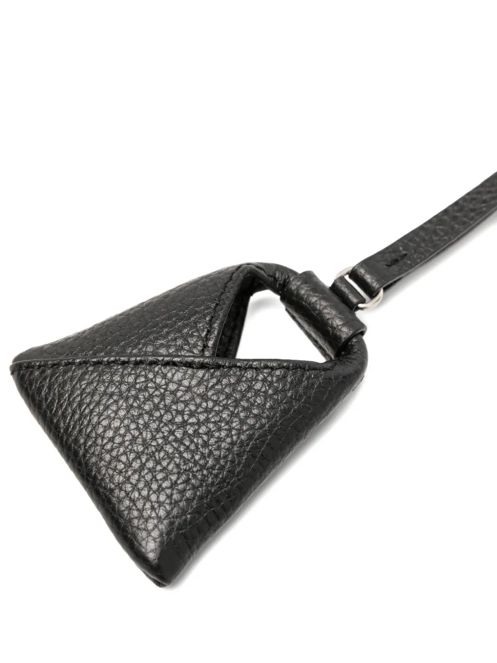 MM6 Maison Margiela Leren sleutelhanger Zwart