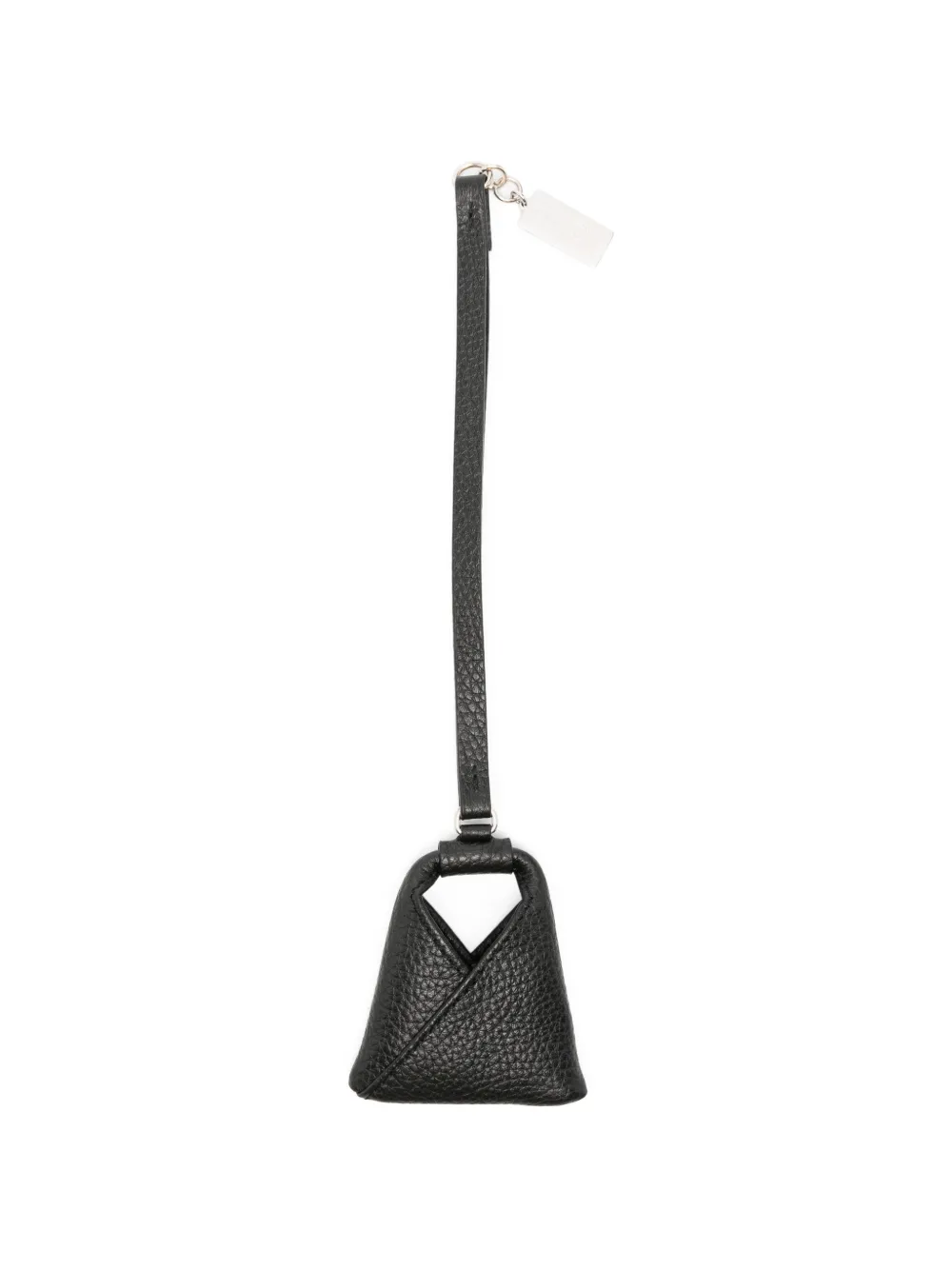 MM6 Maison Margiela Leren sleutelhanger Zwart