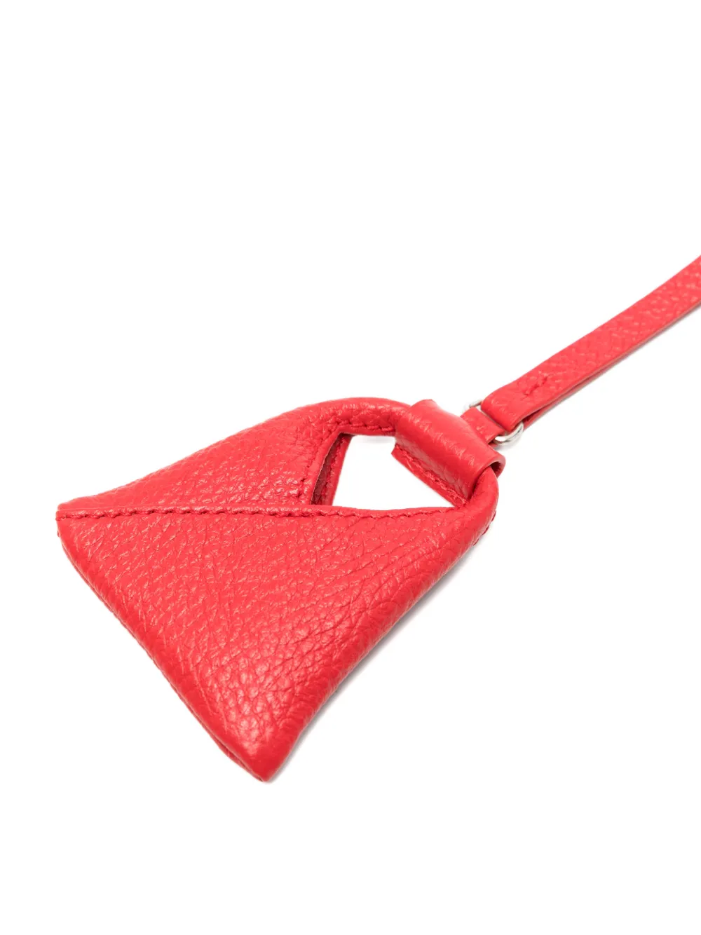 MM6 Maison Margiela Leren sleutelhanger Rood
