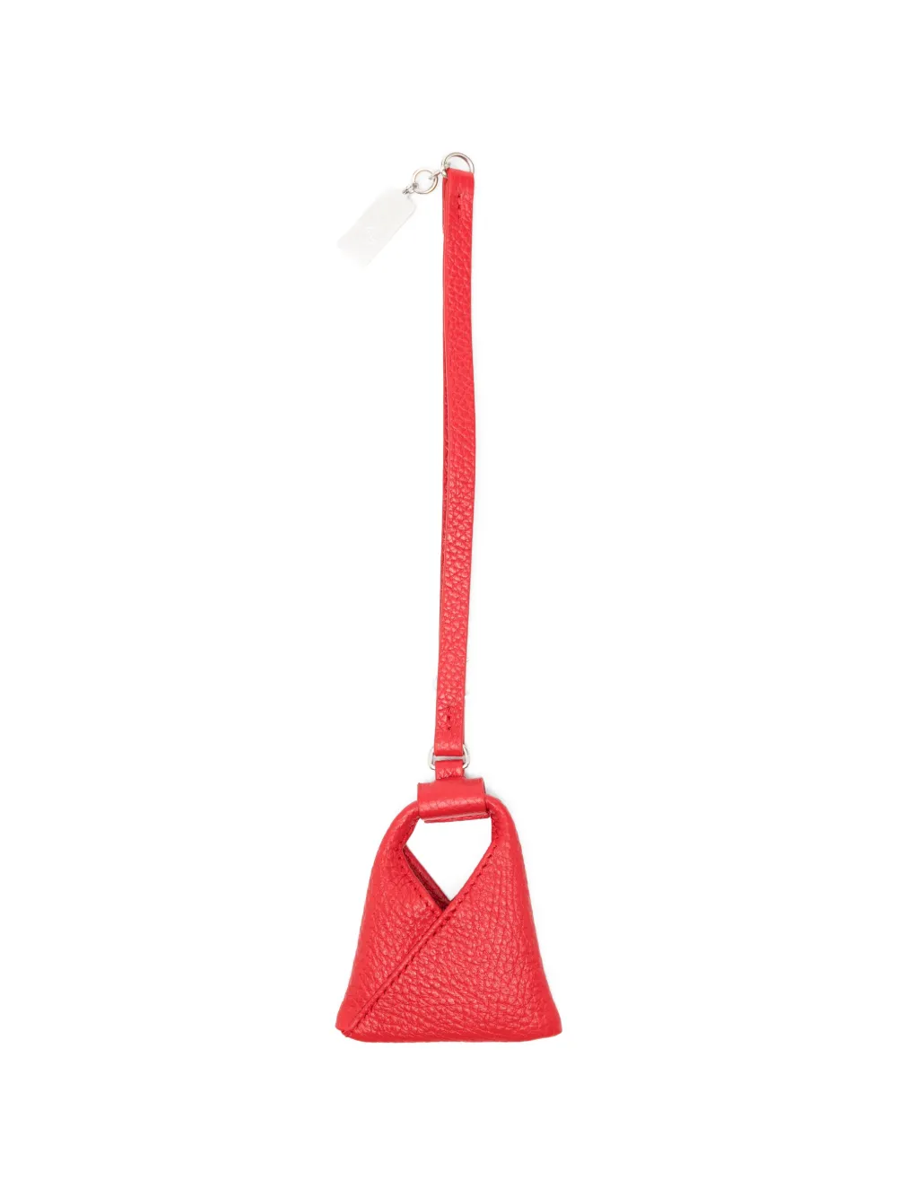 MM6 Maison Margiela leather keyring - Red