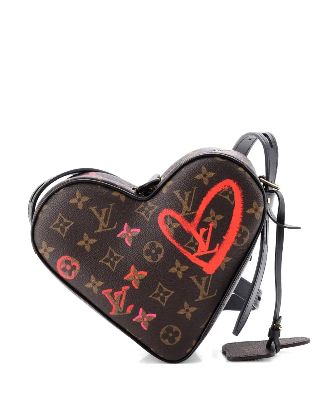 Louis Vuitton Pre-Owned Coeur Handbag Limited Edition Fall in Love Monogram Canvas crossbody bag - Braun
