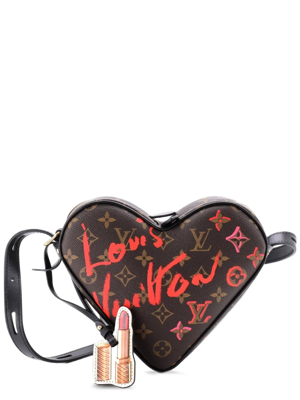 Louis Vuitton Pre-Owned Coeur Handbag Limited Edition Fall in Love Monogram Canvas crossbody bag - Marrone