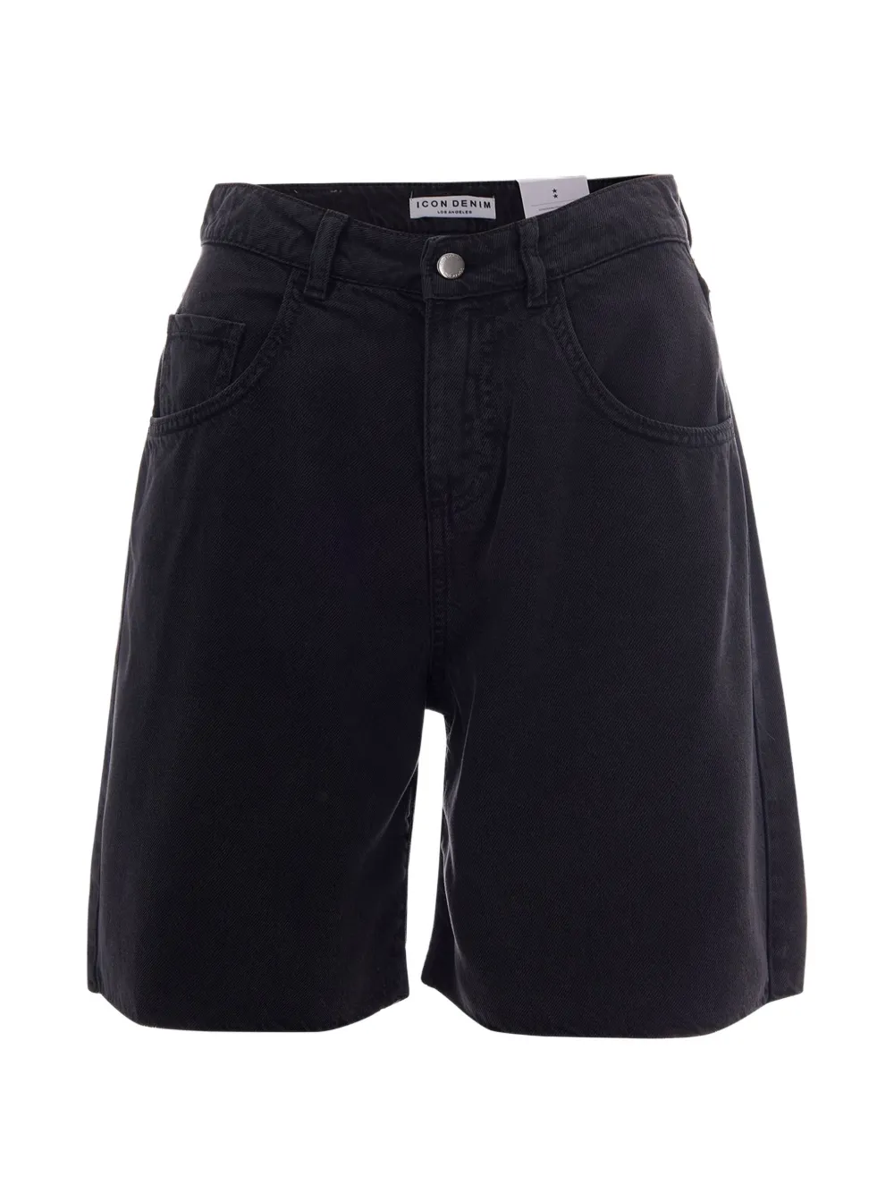 ICON DENIM Lea denim shorts - Nero