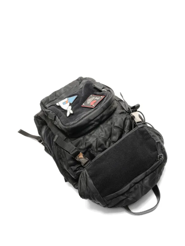 Prada Pre-Owned 2017-2019 Customizable Patch Backpack  display picture 1