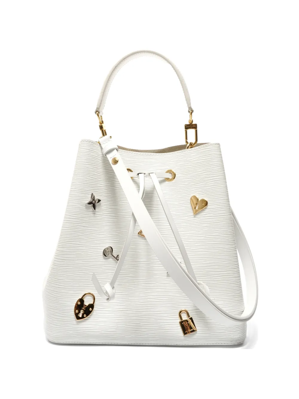 Louis Vuitton Pre-Owned 2018 Neo Noe Love Lock shoulder bag - Weiß