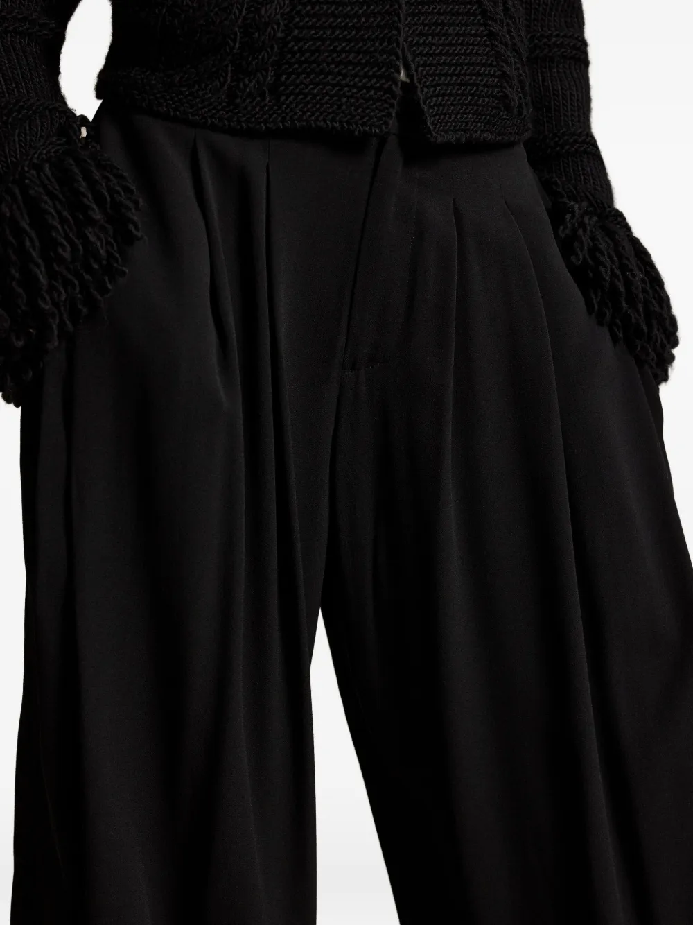 Polo Ralph Lauren Jodhpur geplooide broek Zwart