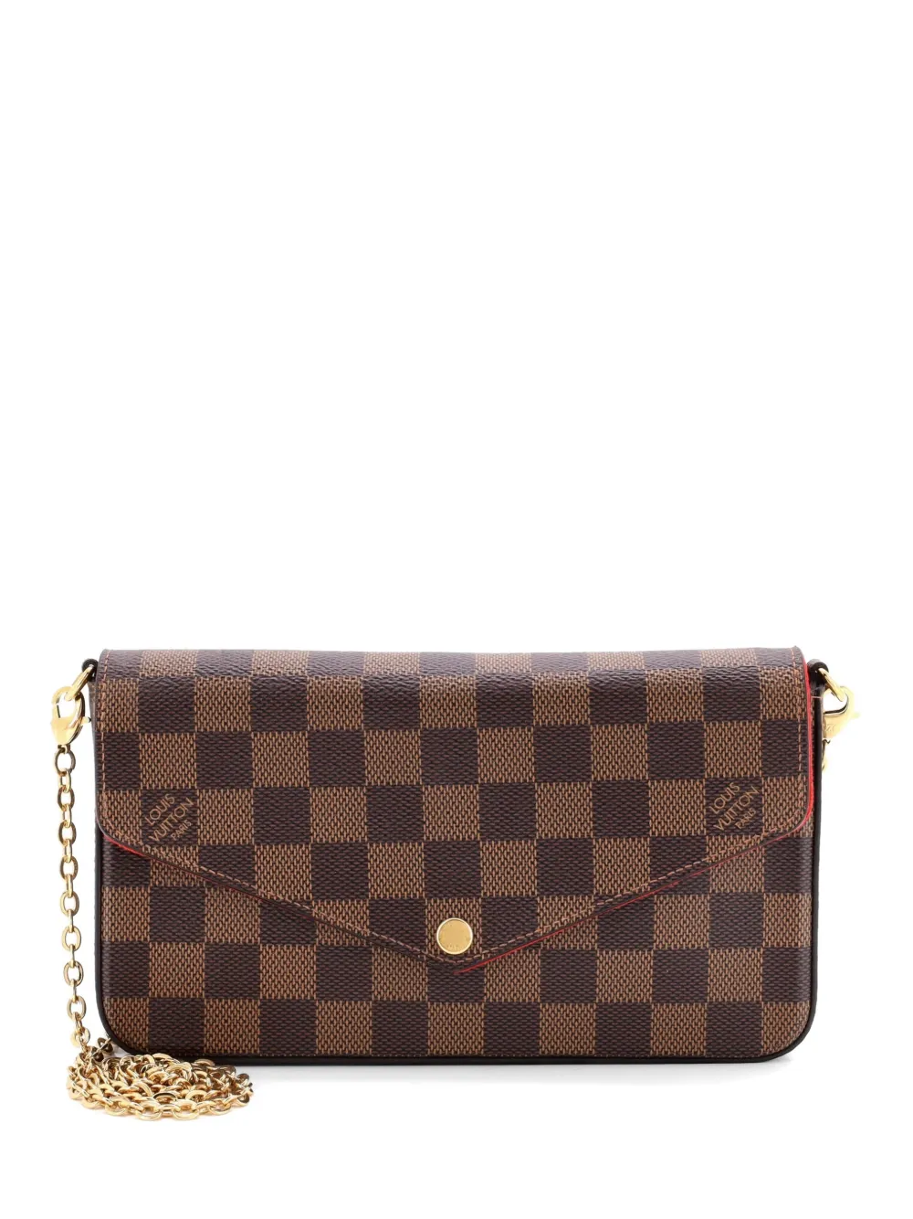 Louis Vuitton Pre-Owned Borsa a tracolla Felicie Pochette Damier - Marrone