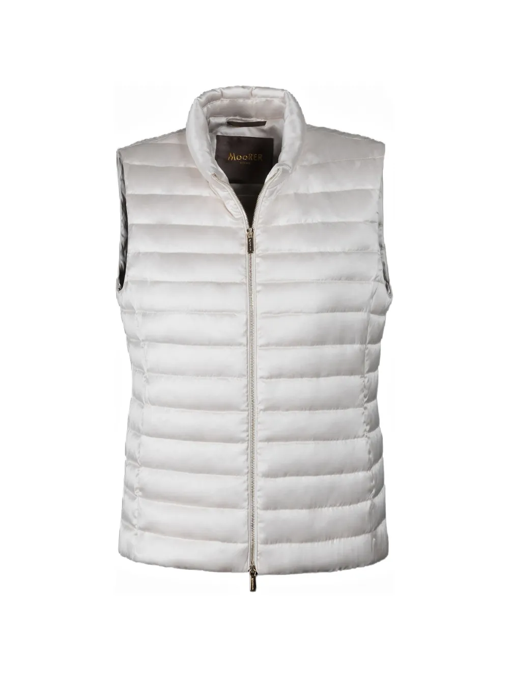 Moorer Oprah quilted gilet - Weiß
