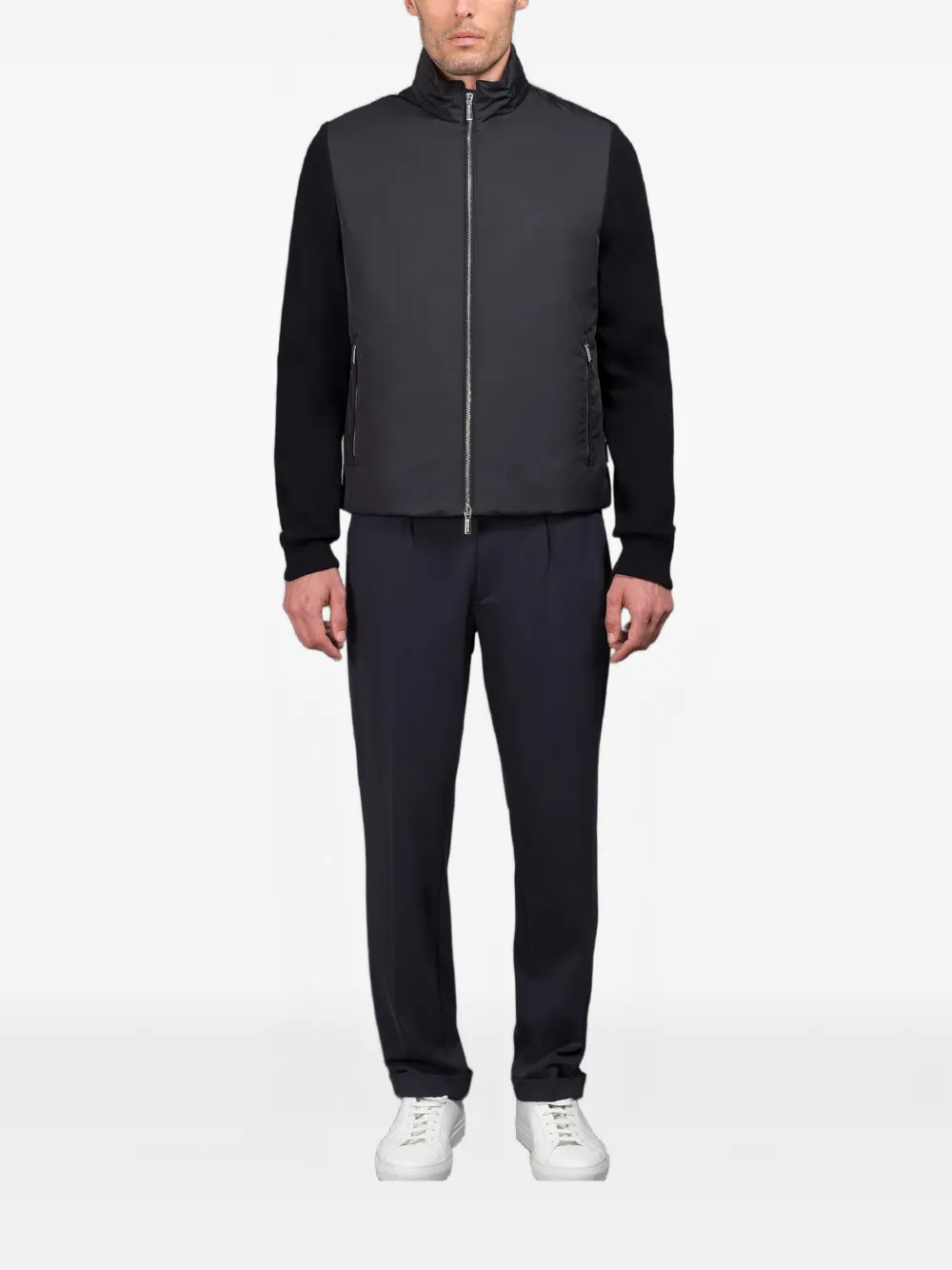 Moorer Salmon lichtgewicht jack Blauw