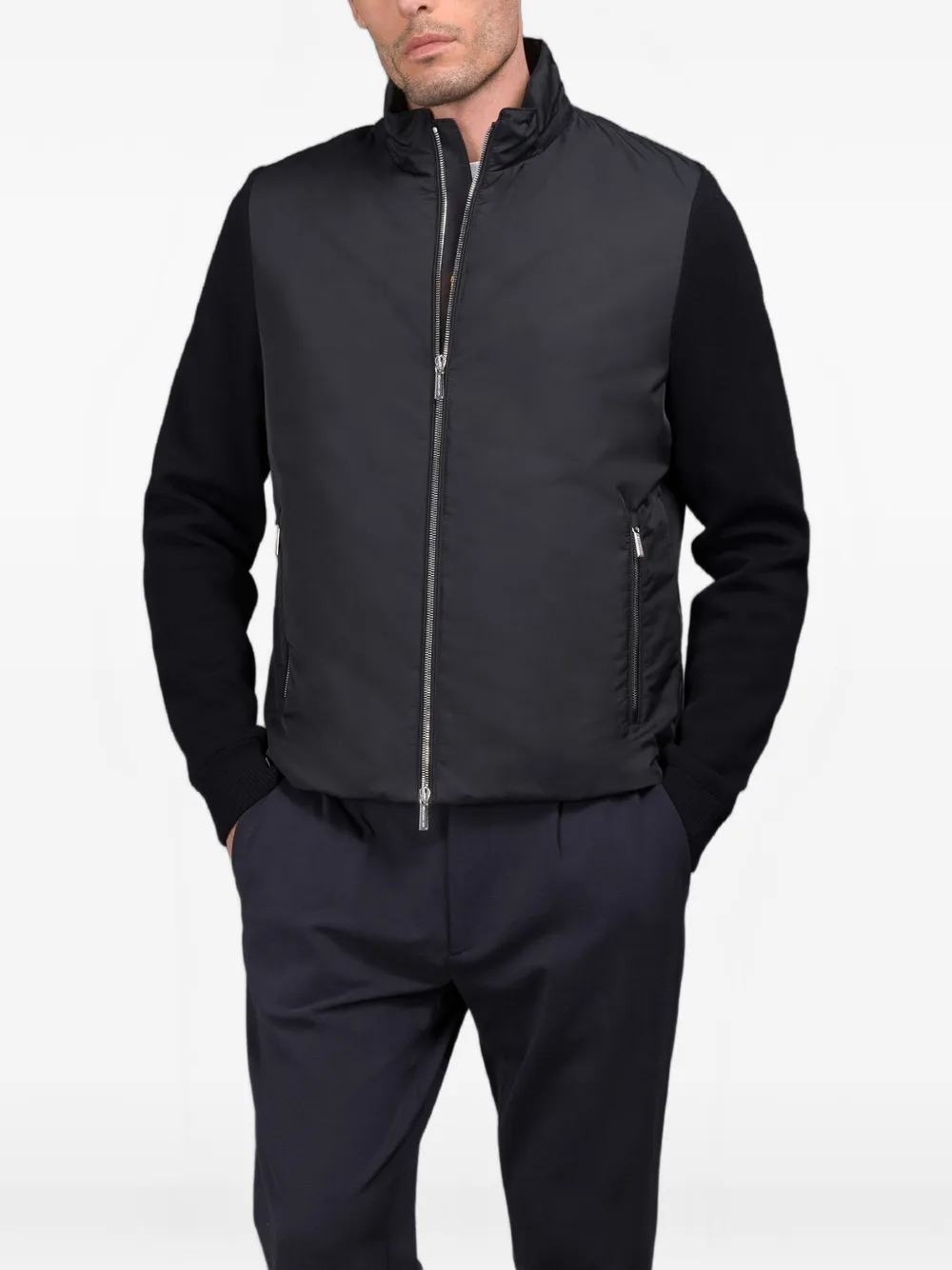 Moorer Salmon Lightweight Jacket In Blue