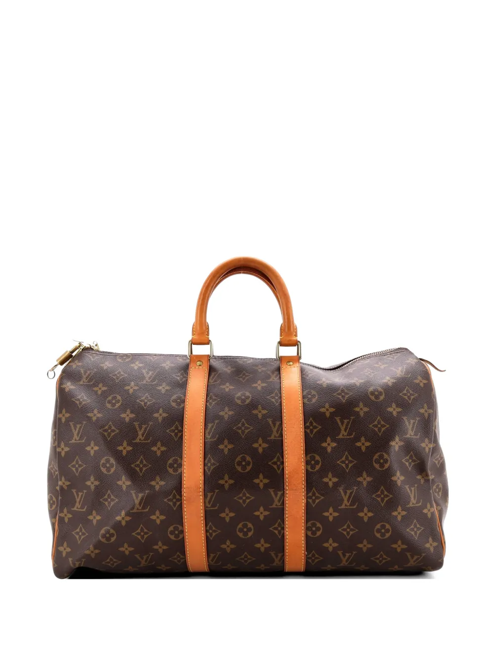 Louis Vuitton Pre-Owned Keepall Bag Monogram Canvas 45 satchel - Brown