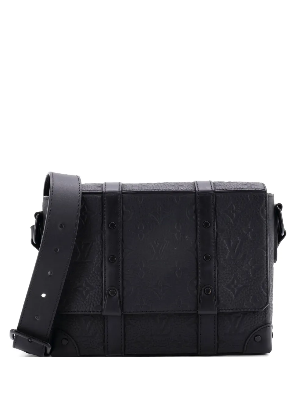 Louis Vuitton Pre-Owned Borsa a tracolla Trunk Messenger con monogramma - Nero