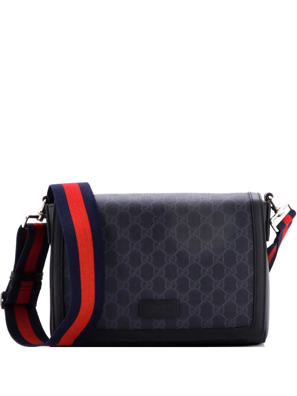 Gucci Pre-Owned Kleine Kuriertasche aus GG Canvas - Schwarz
