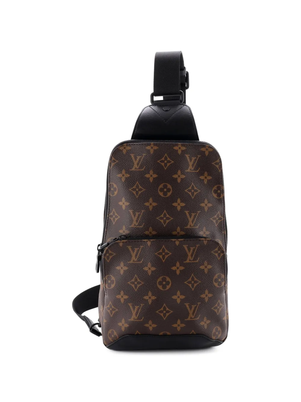 Louis Vuitton Pre-Owned Avenue Sling Bag Macassar Monogram Canvas crossbody bag - Brown