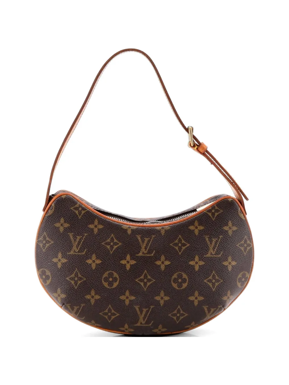 Louis Vuitton Pre-Owned Borsa a mano Croissant Monogram in tela PM - Marrone
