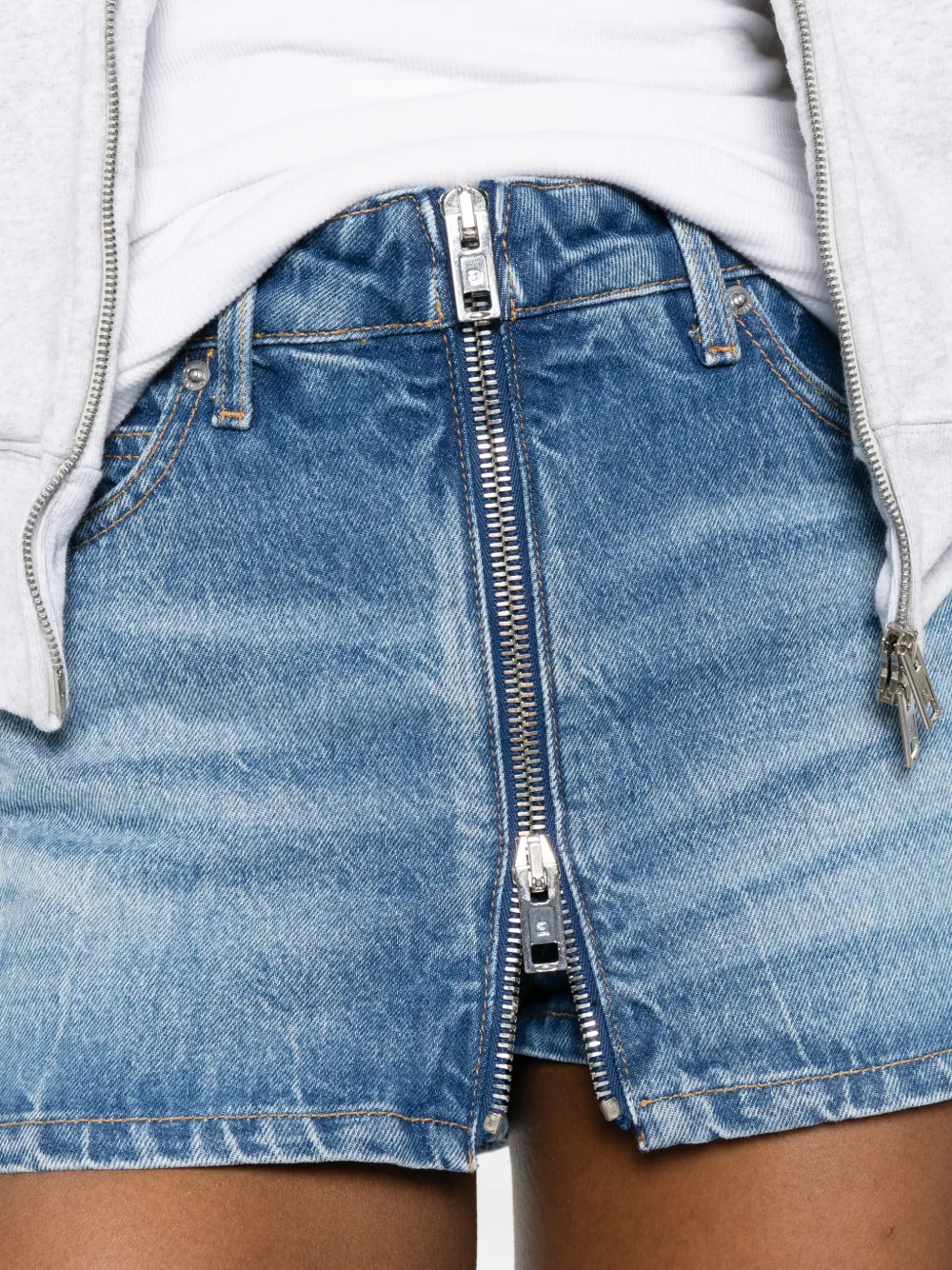 Alexander Wang Skort met rits Blauw