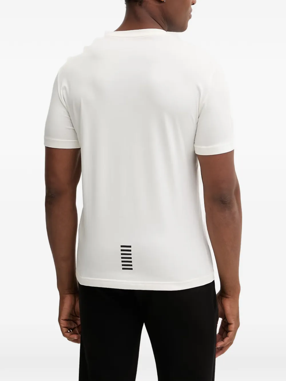Ea7 Emporio Armani logo-print short-sleeve T-shirt Wit
