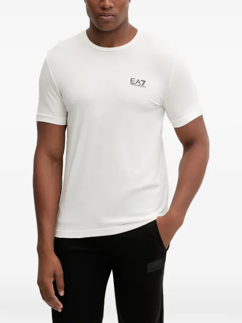 Ea7 Emporio Armani playera manga corta con logo estampado