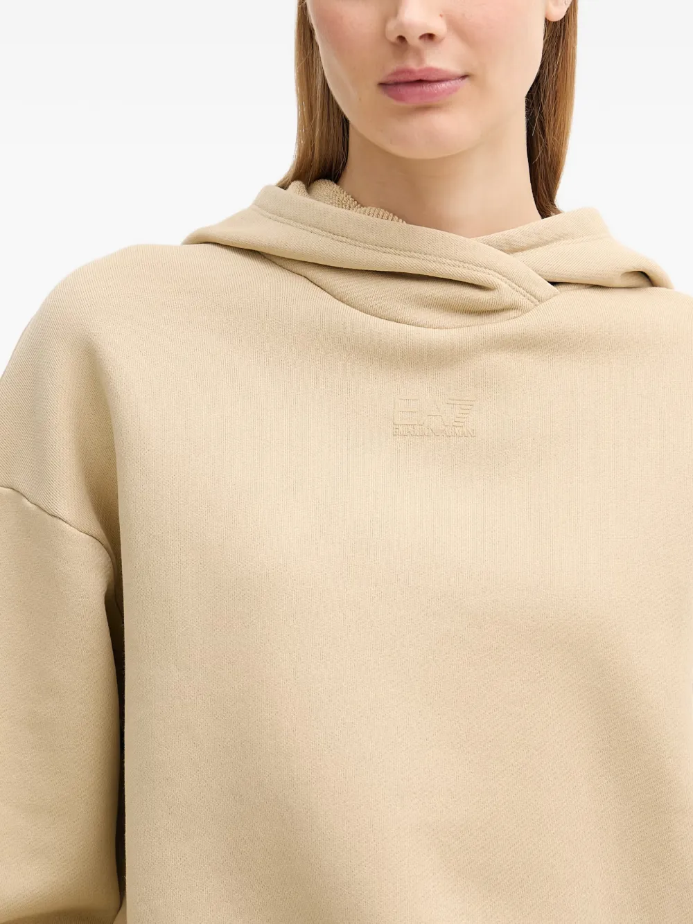 Ea7 Emporio Armani Fullness Vigor7 hoodie Beige