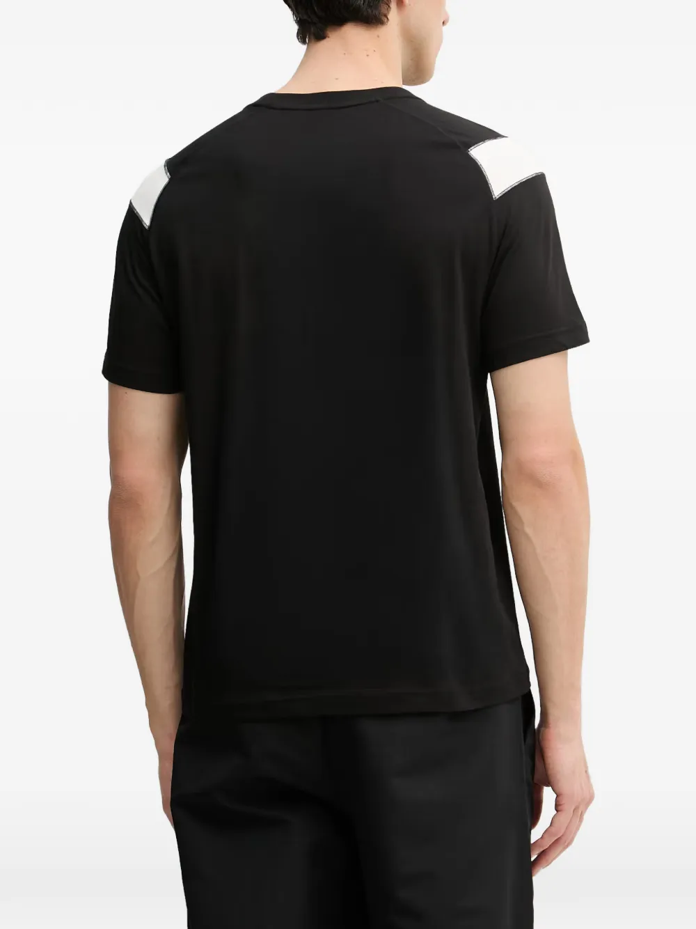 Ea7 Emporio Armani T-shirt met logoprint Zwart