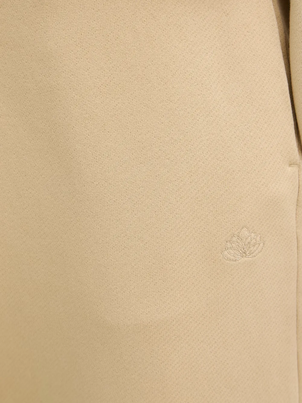 Ea7 Emporio Armani Trainingsbroek met geborduurd logo Beige