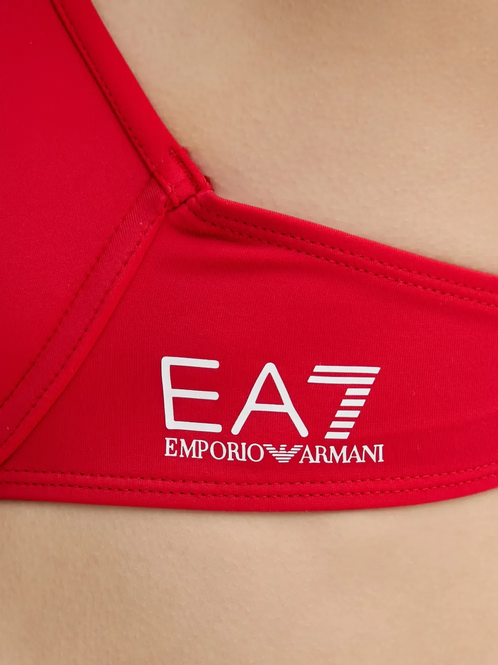 Ea7 Emporio Armani Bikini met logoprint Rood