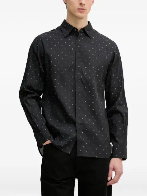 Emporio Armani chemise à motif monogrammé