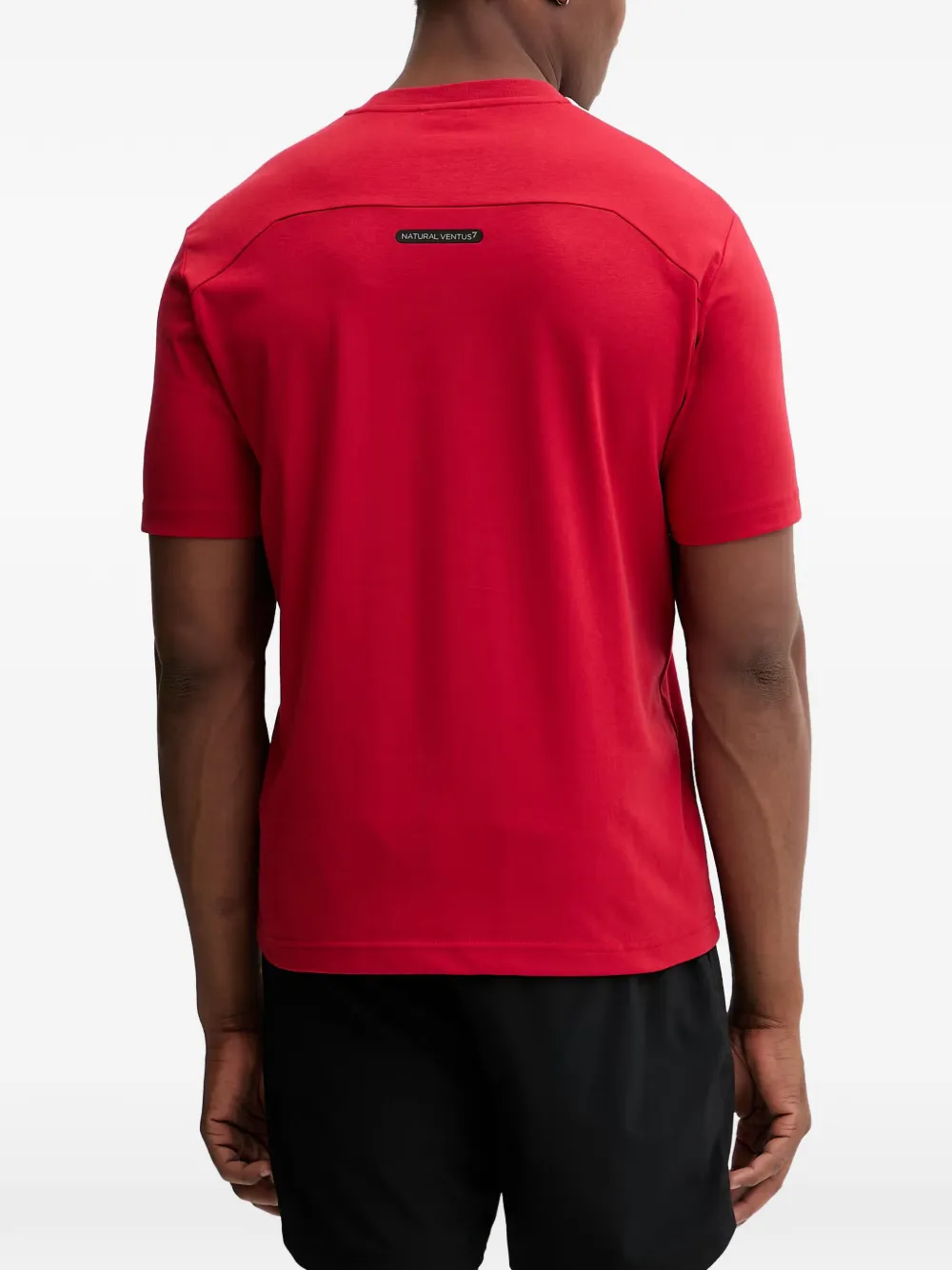 Ea7 Emporio Armani T-shirt met ronde hals Rood