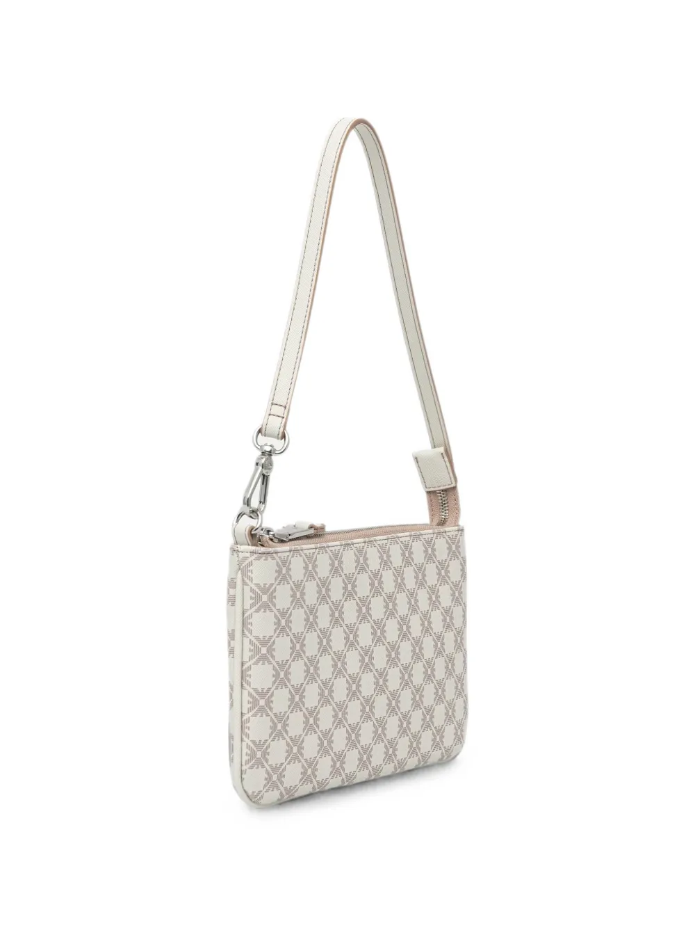 Emporio Armani Schoudertas met monogram-print Beige