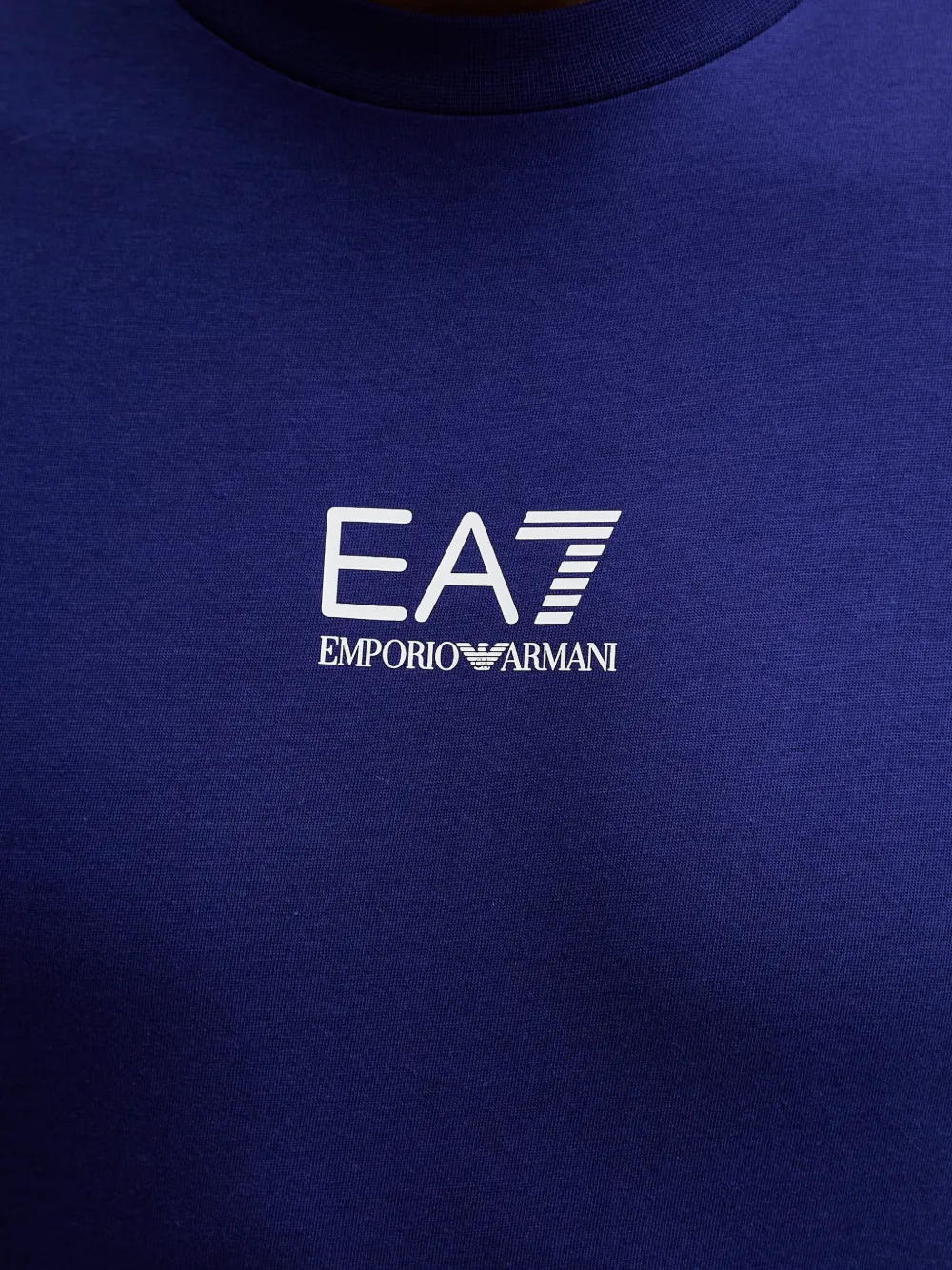 Ea7 Emporio Armani T-shirt met grafische print Blauw