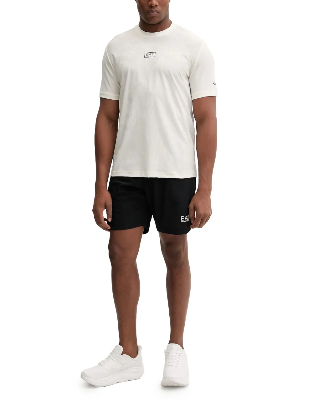 Ea7 Emporio Armani T-shirt met ronde hals Wit