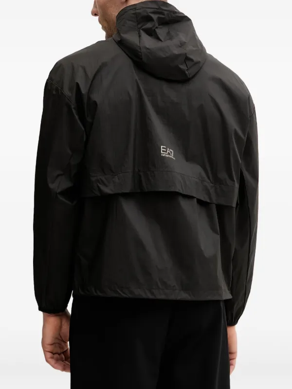 【値下げ中】 EMPORIO ARMANI ウィンドブレーカー Ea7 Emporio Armani ウインドブレーカー | ブラック | FARFETCH JP