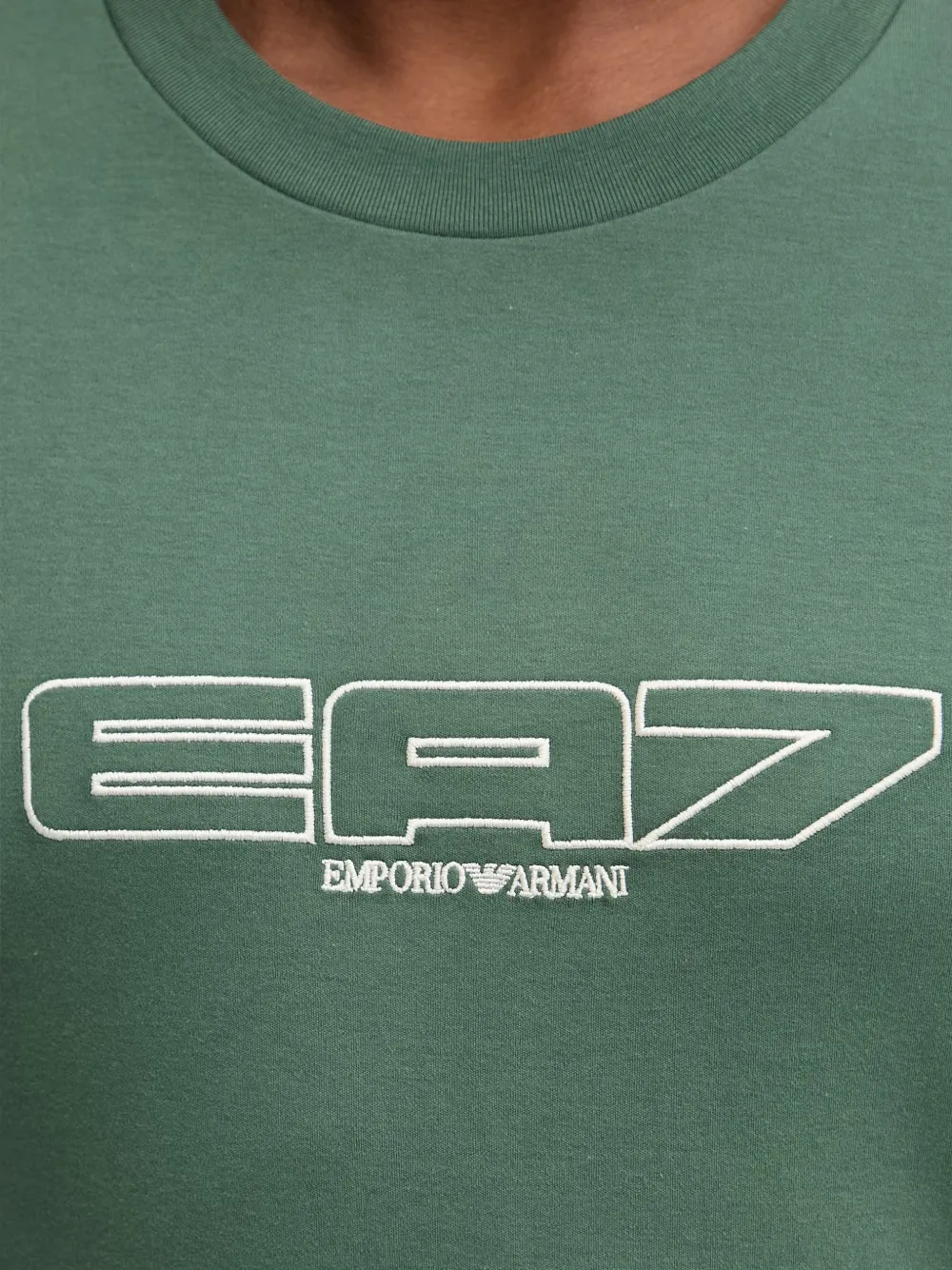 Ea7 Emporio Armani T-shirt met logo Groen