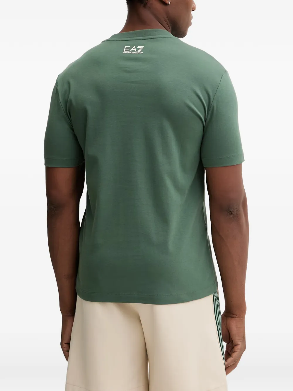 Ea7 Emporio Armani T-shirt met logo Groen