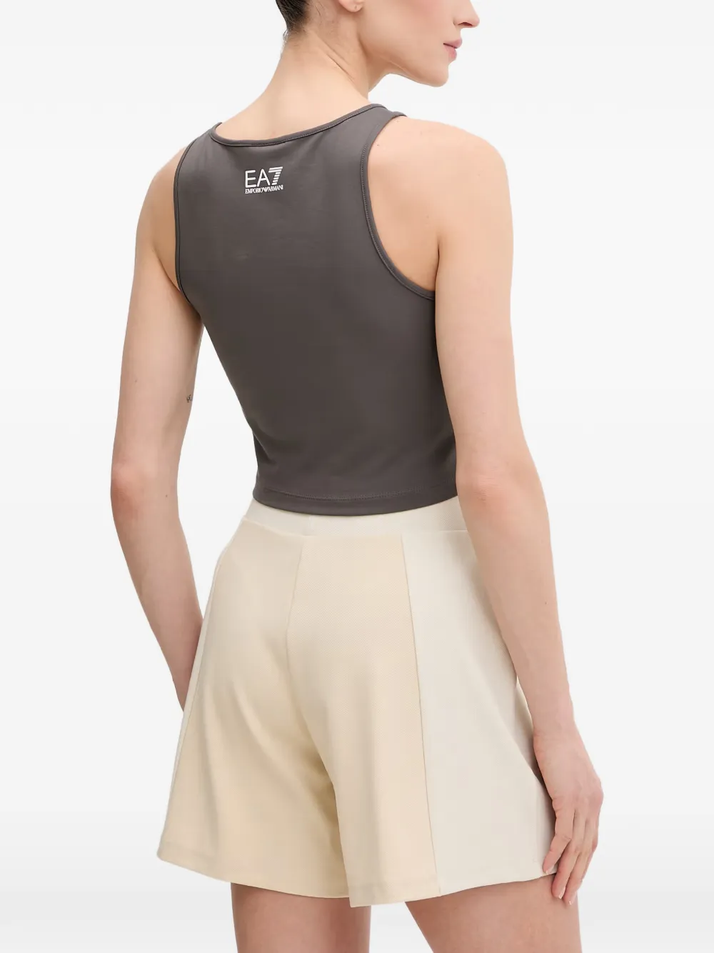 Ea7 Emporio Armani Logo Series tanktop Grijs